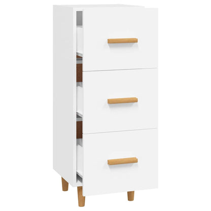 vidaXL Sideboard White 34.5x34x90 cm Engineered Wood 6