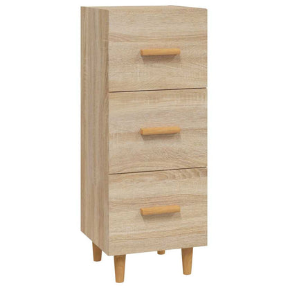 vidaXL Sideboard Sonoma Oak 34.5x34x90 cm Engineered Wood 2