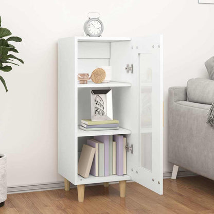 vidaXL Sideboard White 34.5x34x90 cm Engineered Wood 3