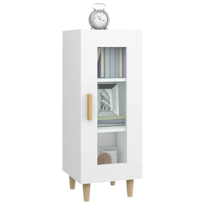 vidaXL Sideboard White 34.5x34x90 cm Engineered Wood 4