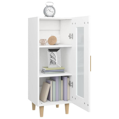 vidaXL Sideboard White 34.5x34x90 cm Engineered Wood 5