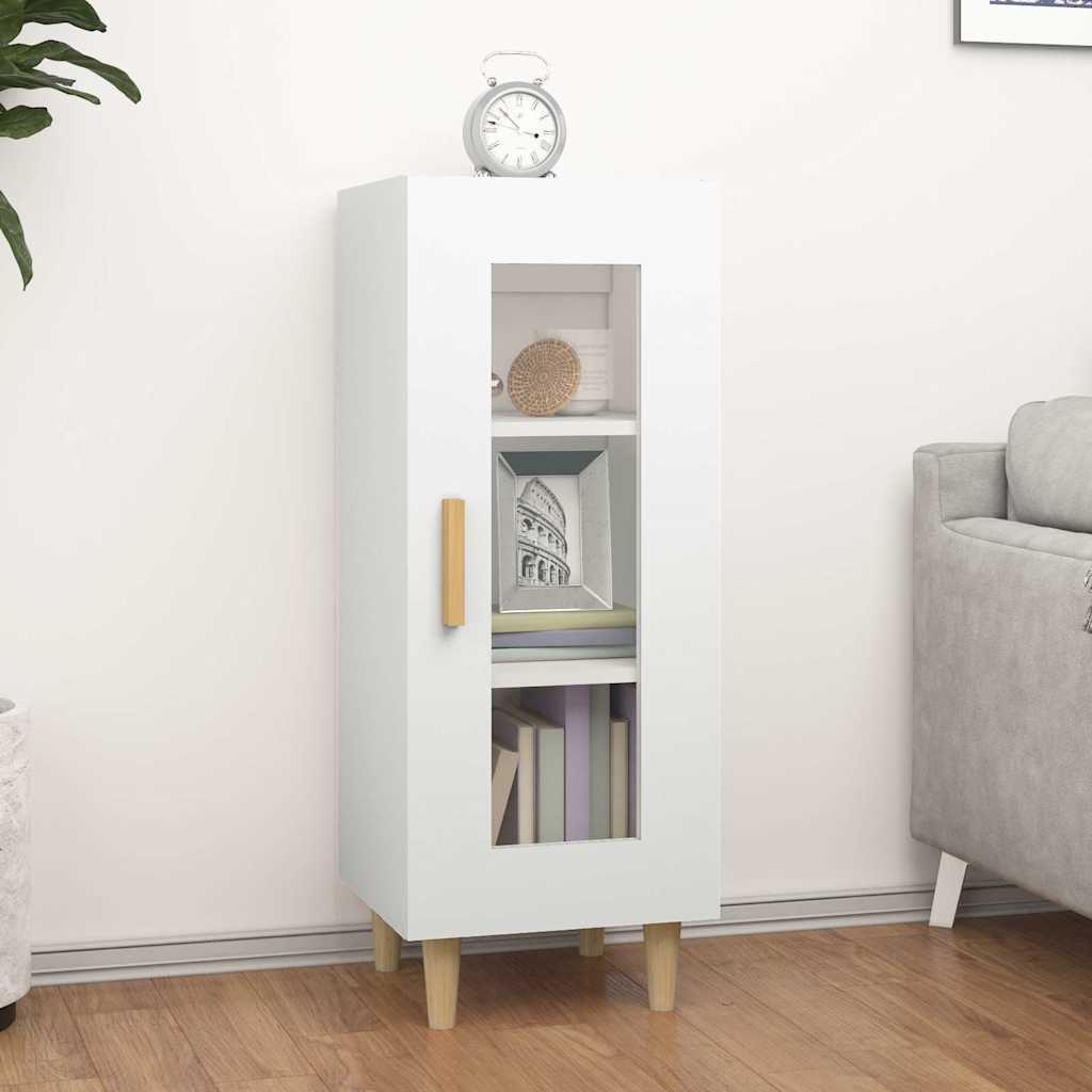 vidaXL Sideboard White 34.5x34x90 cm Engineered Wood 1
