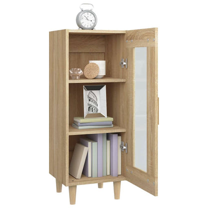 vidaXL Sideboard Sonoma Oak 34.5x34x90 cm Engineered Wood 5