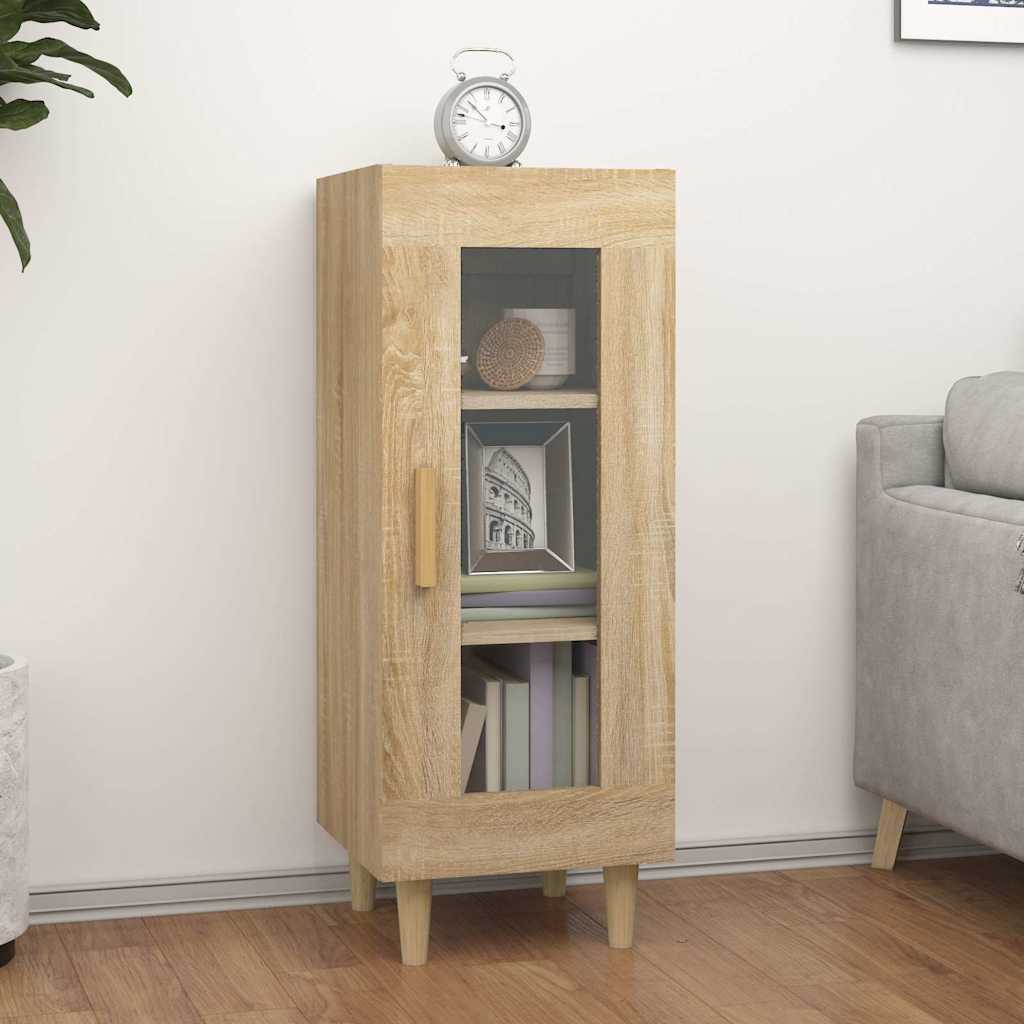 vidaXL Sideboard Sonoma Oak 34.5x34x90 cm Engineered Wood 1