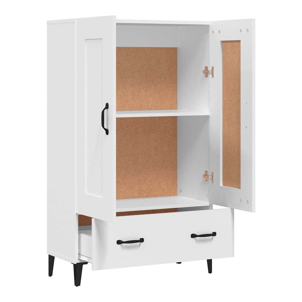 Highboard 70x31x115 cm Engineered Wood White