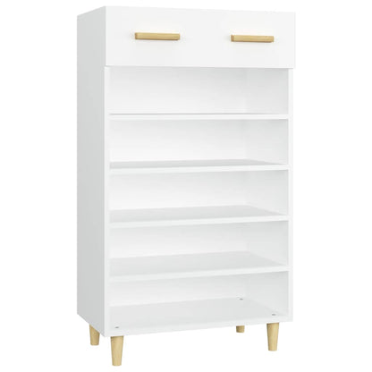 vidaXL Shoe Cabinet | White | Engineered wood | Medium | Shoe Cabinet 2