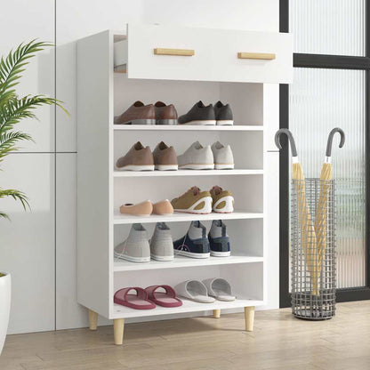 vidaXL Shoe Cabinet | White | Engineered wood | Medium | Shoe Cabinet 3