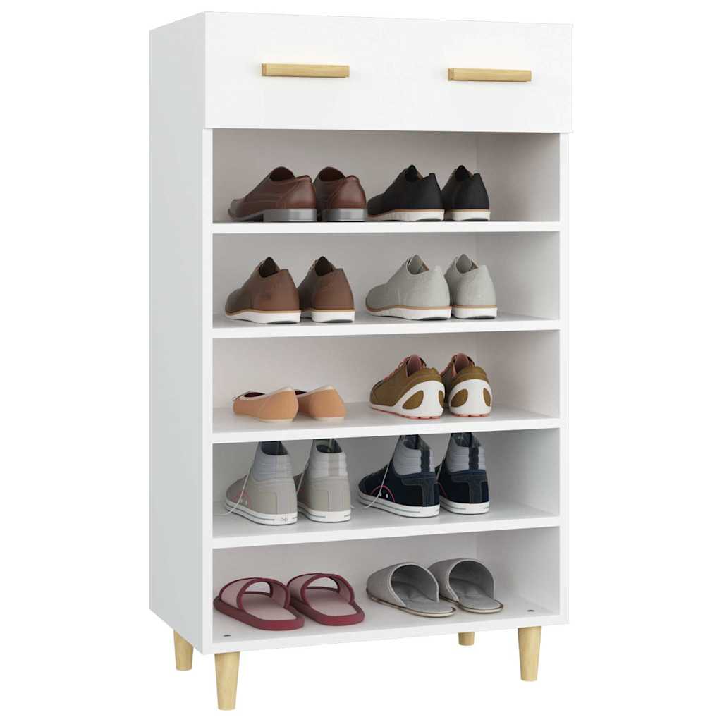 vidaXL Shoe Cabinet | White | Engineered wood | Medium | Shoe Cabinet 4