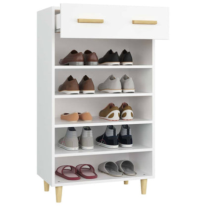 vidaXL Shoe Cabinet | White | Engineered wood | Medium | Shoe Cabinet 5