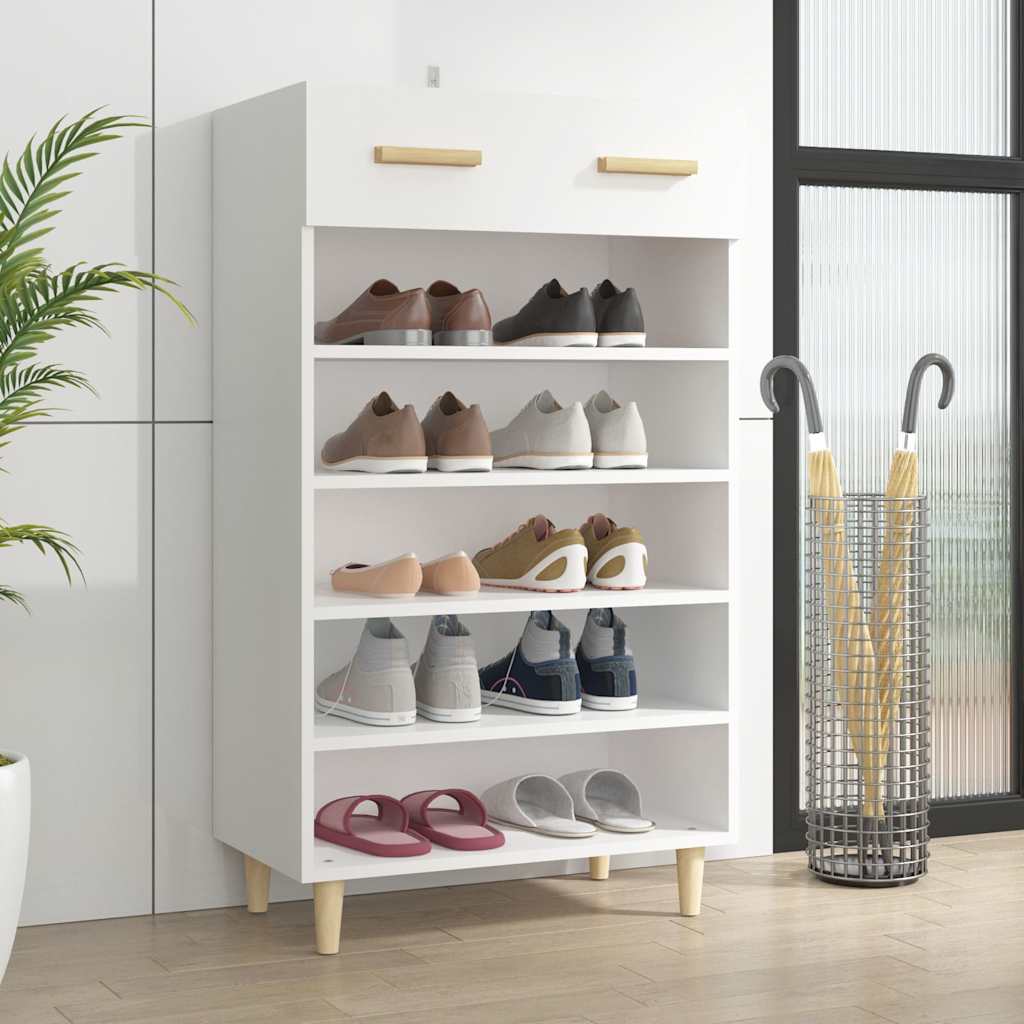 vidaXL Shoe Cabinet | White | Engineered wood | Medium | Shoe Cabinet 1