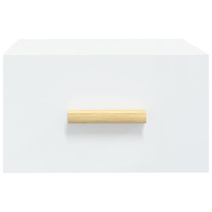 vidaXL Wall-mounted Bedside Cabinets 2 pcs White 35x35x20 cm 4