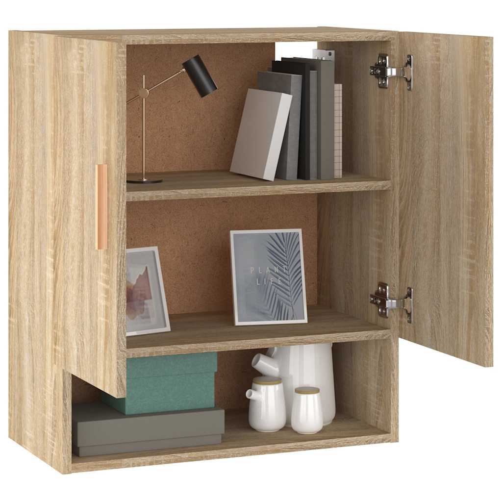 vidaXL Wall Cabinet Sonoma Oak 60x31x70 cm Engineered Wood 4