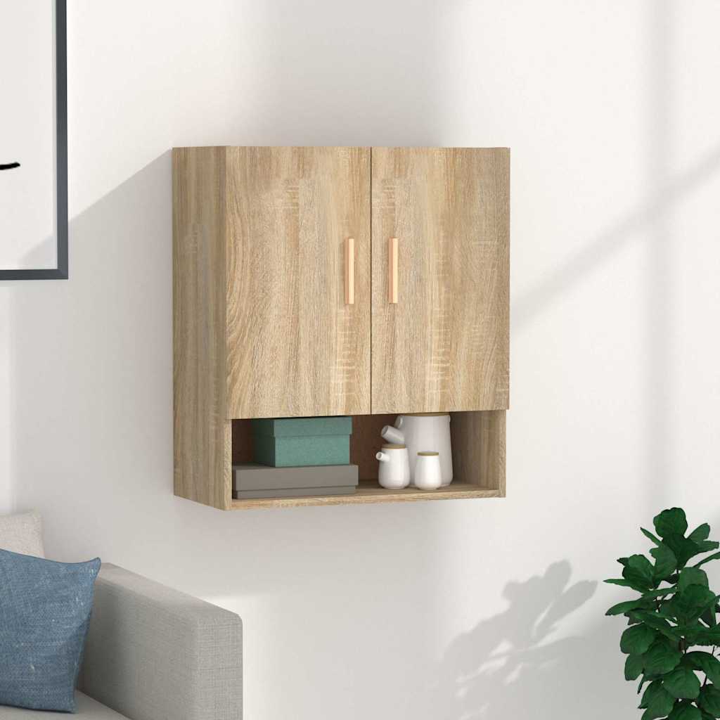 vidaXL Wall Cabinet Sonoma Oak 60x31x70 cm Engineered Wood 1