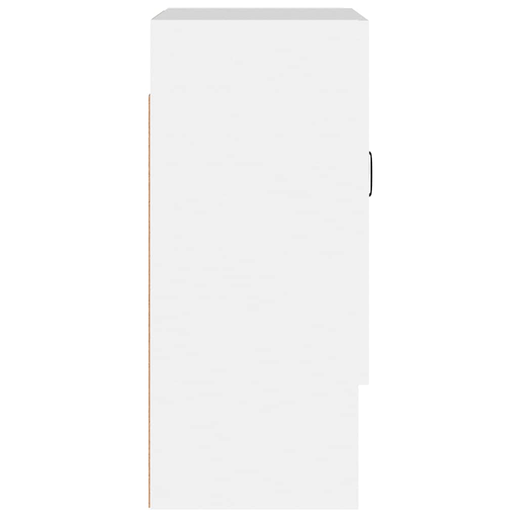 vidaXL Floating Cabinet | White | Engineered Wood | Medium | Wall Cabinet 6