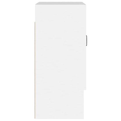 vidaXL Floating Cabinet | White | Engineered Wood | Medium | Wall Cabinet 6