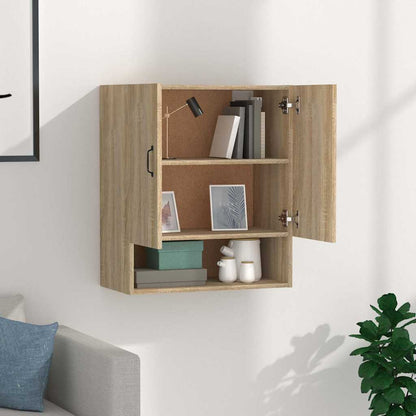 vidaXL Wall Cabinet Sonoma Oak 60x31x70 cm Engineered Wood 3