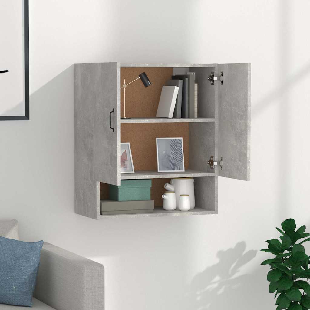 vidaXL Floating Cabinet | Concrete Grey | Engineered Wood | Medium 3