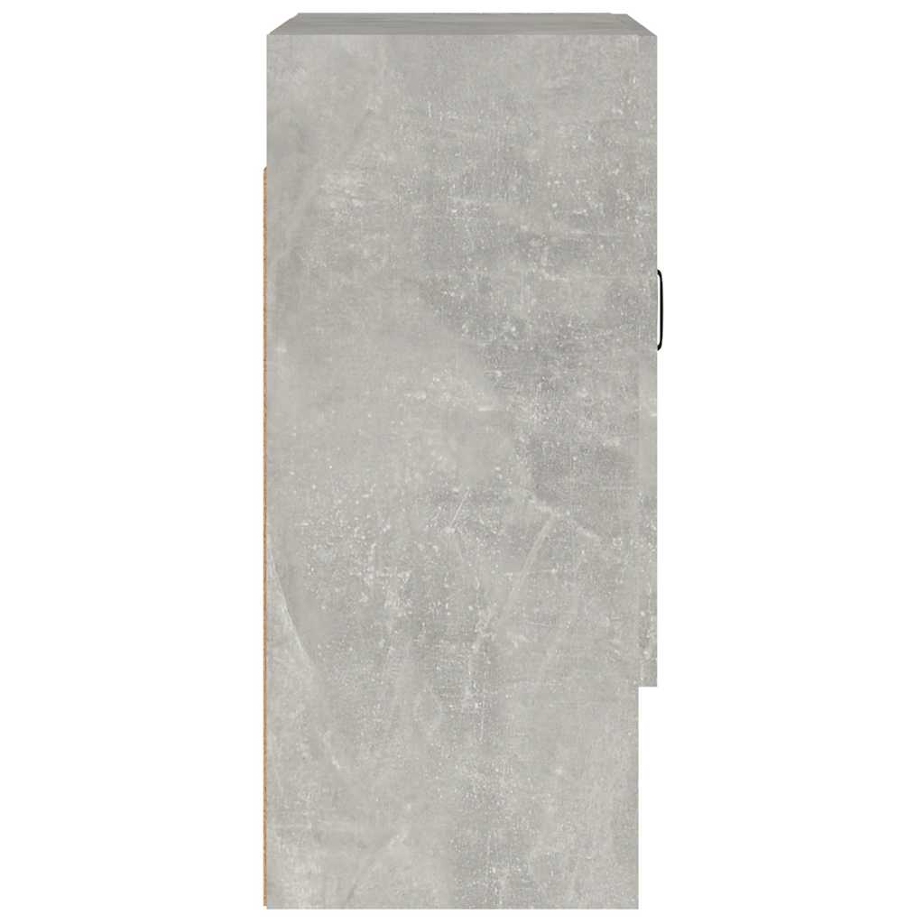 vidaXL Floating Cabinet | Concrete Grey | Engineered Wood | Medium 6