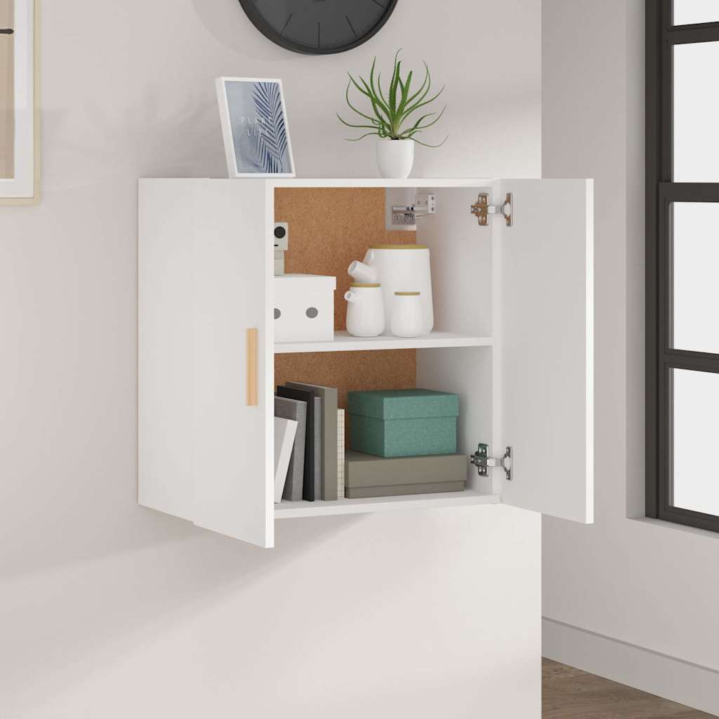 vidaXL Wall Cabinet | White | Engineered wood | 60 cm | Wall Cabinet 3