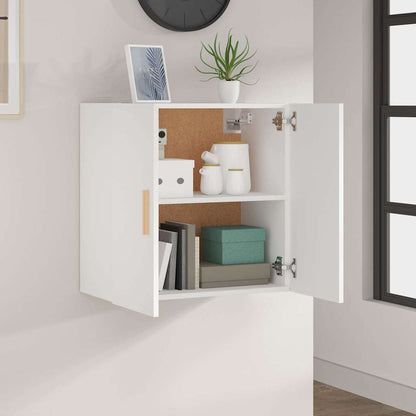 vidaXL Wall Cabinet | White | Engineered wood | 60 cm | Wall Cabinet 3