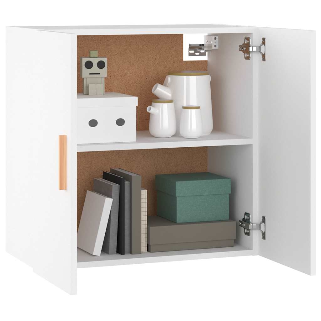 vidaXL Wall Cabinet | White | Engineered wood | 60 cm | Wall Cabinet 4