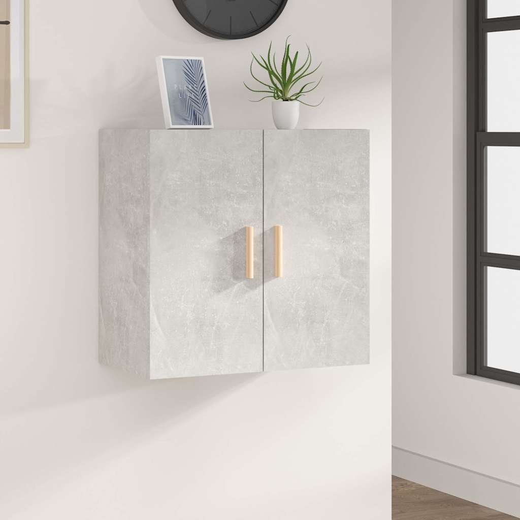 vidaXL Wall Cabinet | Concrete Grey | Engineered Wood | 60x30x60 cm 1