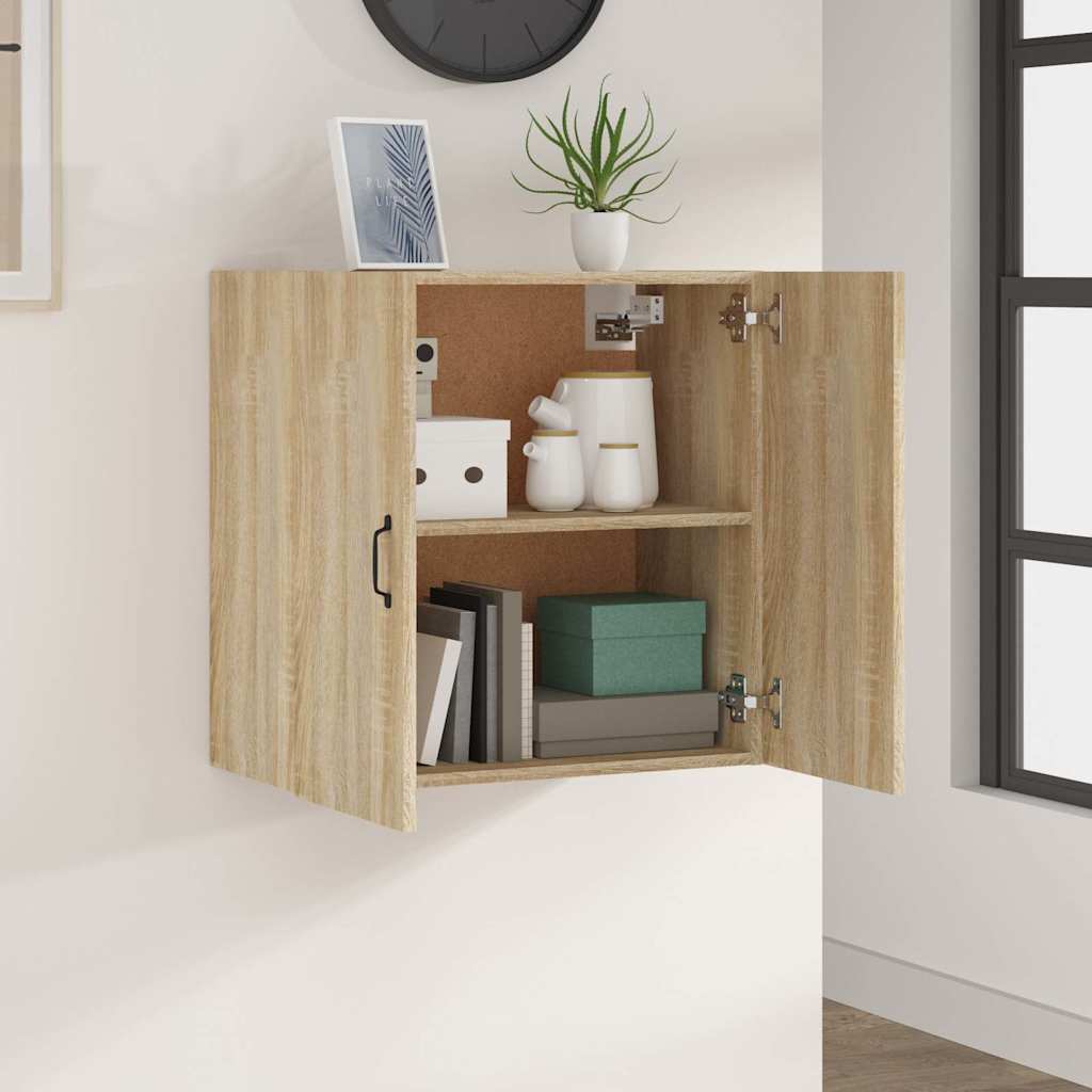 Wall Cabinet 60x31x60 cm Engineered Wood Sonoma oak
