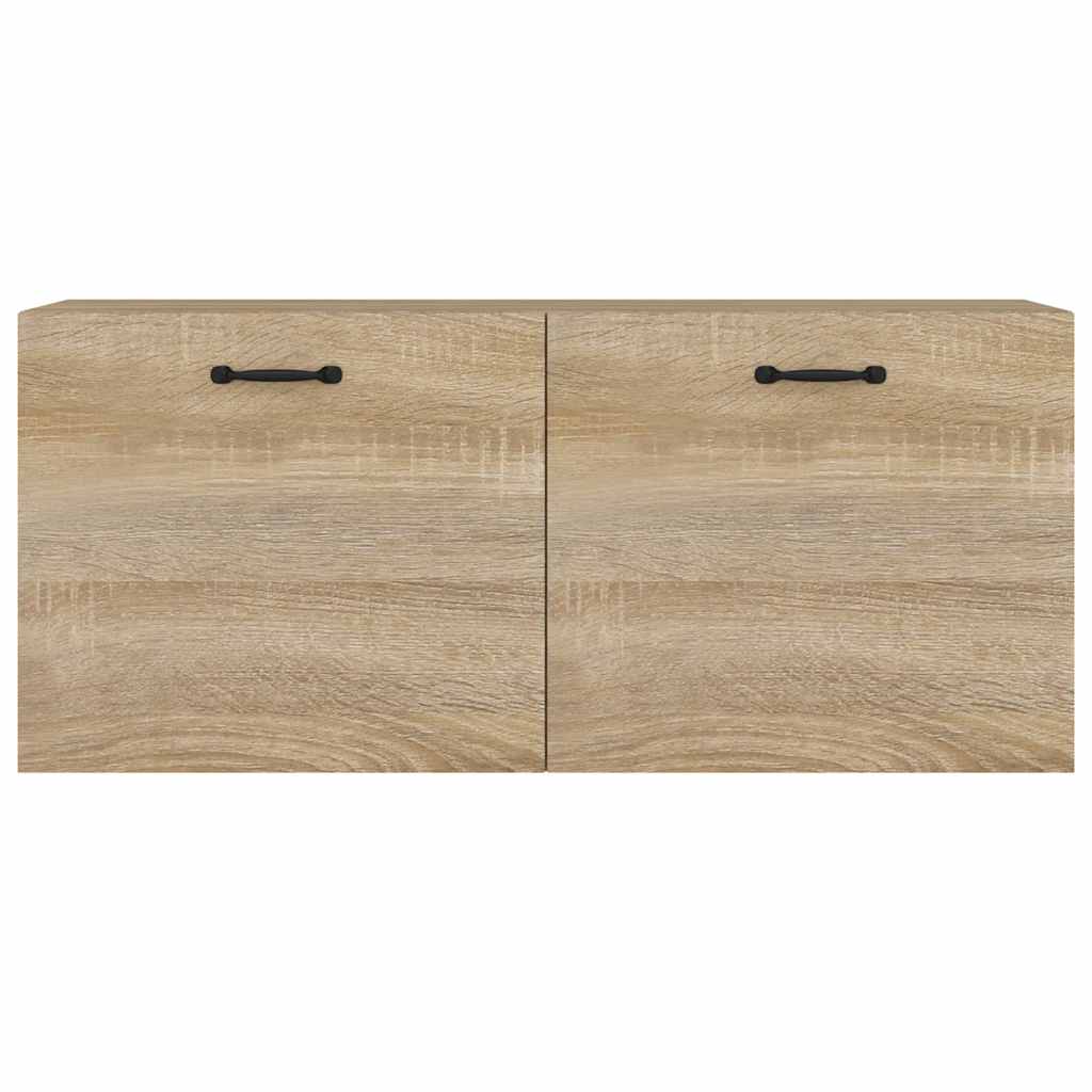 vidaXL Wall Cabinet Sonoma Oak 80x36.5x35 cm Engineered Wood 5