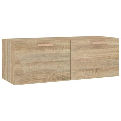 vidaXL Wall Cabinet Sonoma Oak 100x36.5x35 cm Engineered Wood 2