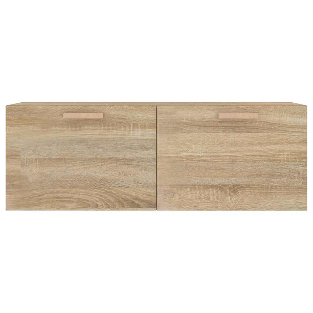 vidaXL Wall Cabinet Sonoma Oak 100x36.5x35 cm Engineered Wood 5