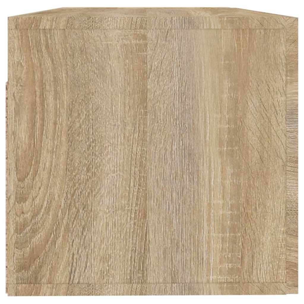 vidaXL Wall Cabinet Sonoma Oak 100x36.5x35 cm Engineered Wood 6