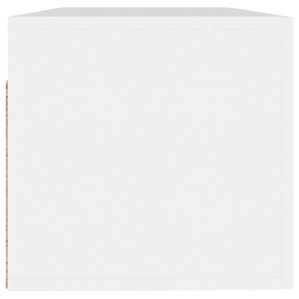 vidaXL Floating Cabinet | White | Engineered wood | Medium |  Wall mounting 6