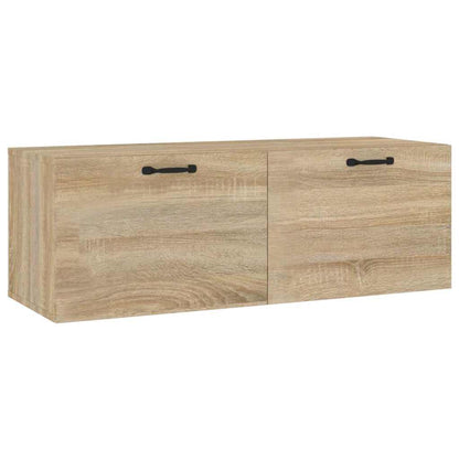 vidaXL Wall Cabinet Sonoma Oak 100x36.5x35 cm Engineered Wood 2