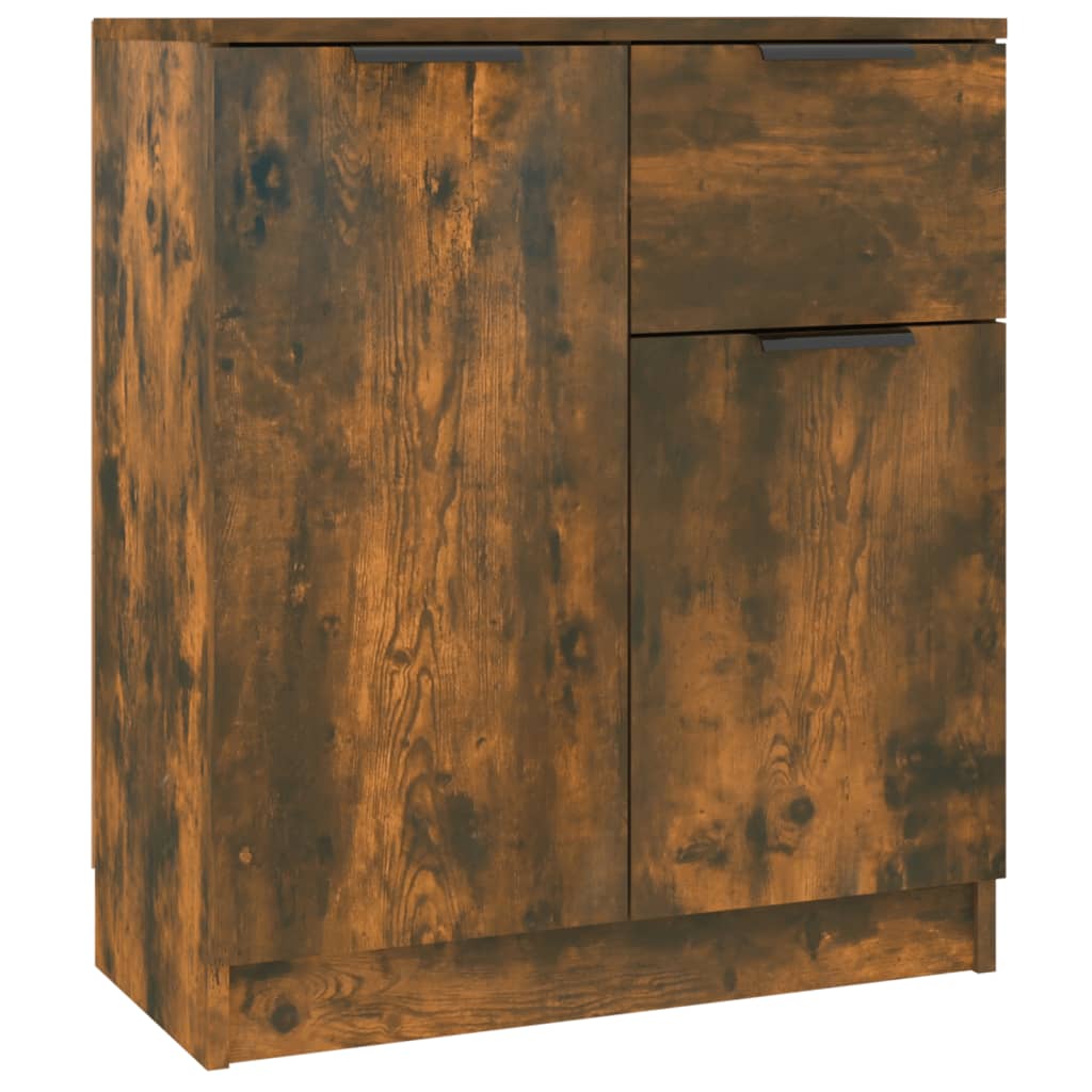 vidaXL Sideboard Smoked Oak 60x30x70 cm Engineered Wood 2