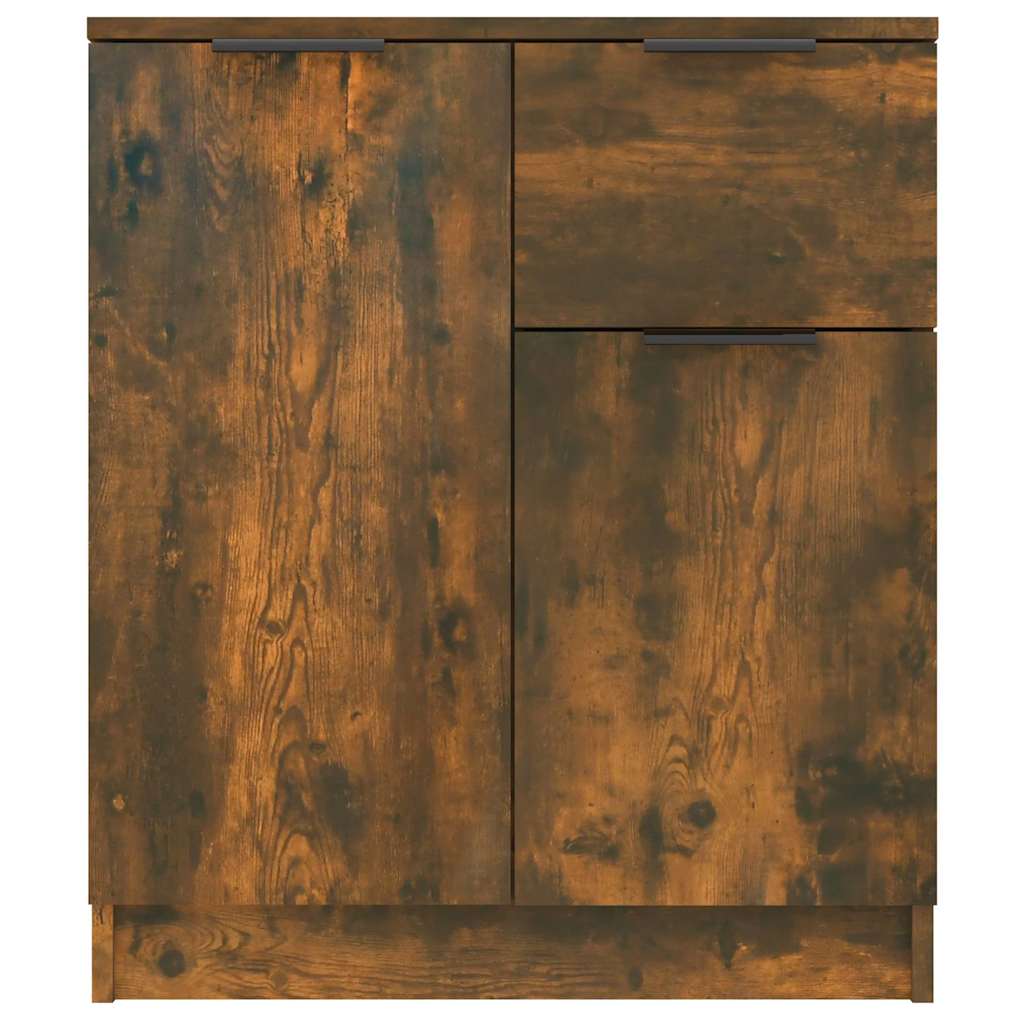 vidaXL Sideboard Smoked Oak 60x30x70 cm Engineered Wood 6