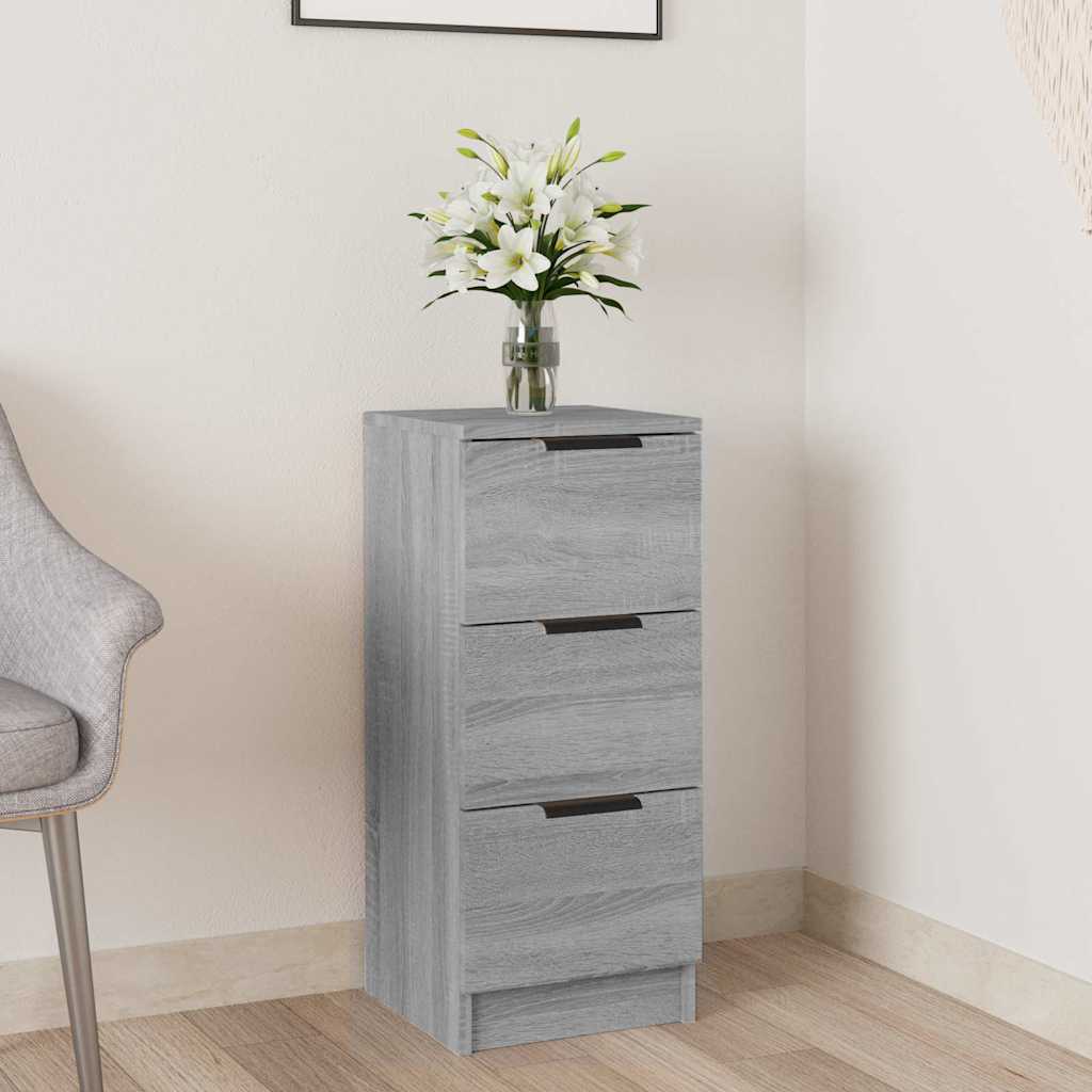 vidaXL Sideboard Grey Sonoma 30x30x70 cm Engineered Wood 1