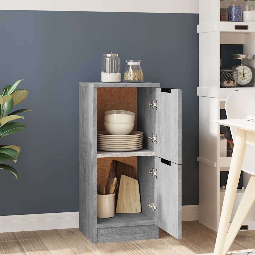 vidaXL Sideboard Grey Sonoma 30x30x70 cm Engineered Wood 3