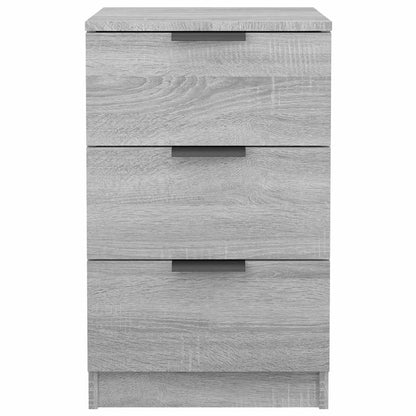 vidaXL Bedside Cabinet Grey Sonoma 40x36x65 cm 4