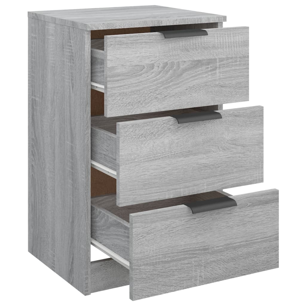 vidaXL Bedside Cabinet Grey Sonoma 40x36x65 cm 5