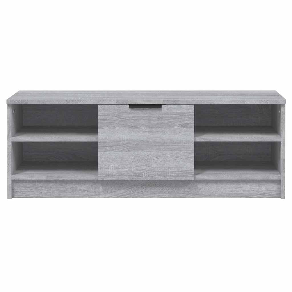 vidaXL TV Cabinet Grey Sonoma 102x35.5x36.5 cm Engineered Wood 6