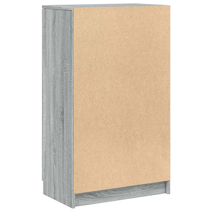 Shoe Cabinet 59x35x100,5 cm Engineered Wood Grey sonoma