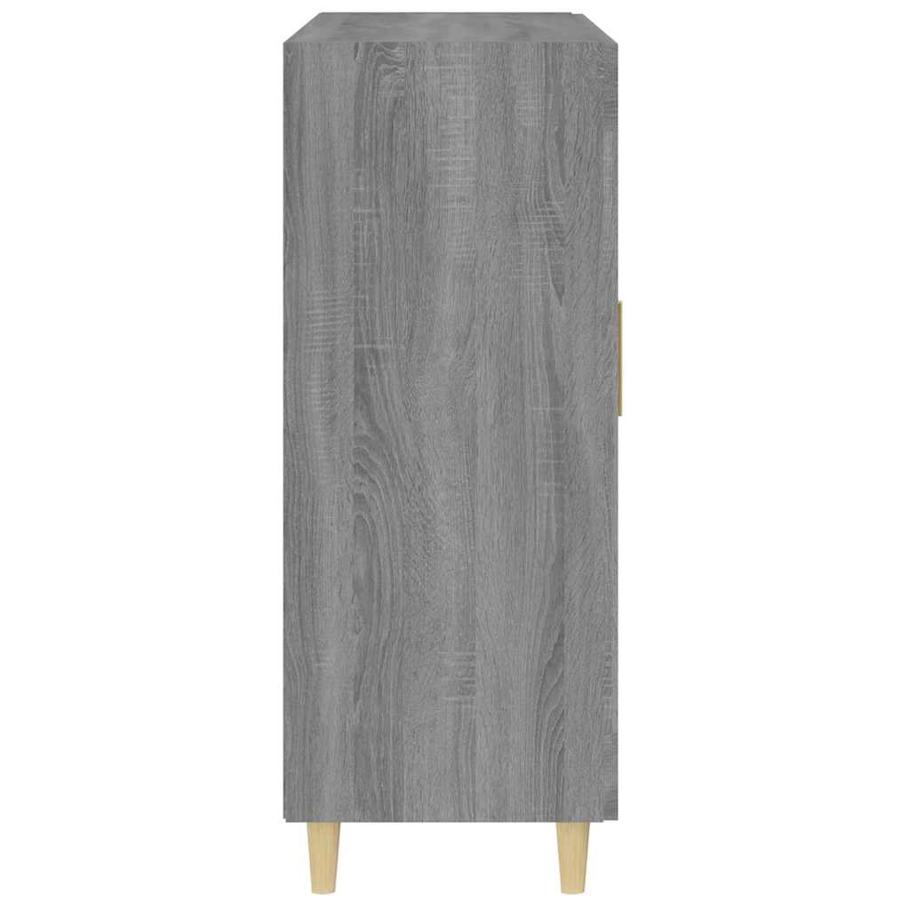 vidaXL Sideboard Grey Sonoma 69.5x34x90 cm Engineered Wood 6