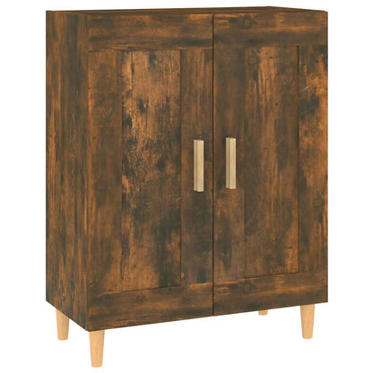 vidaXL Sideboard Smoked Oak 69.5x34x90 cm Engineered Wood 2