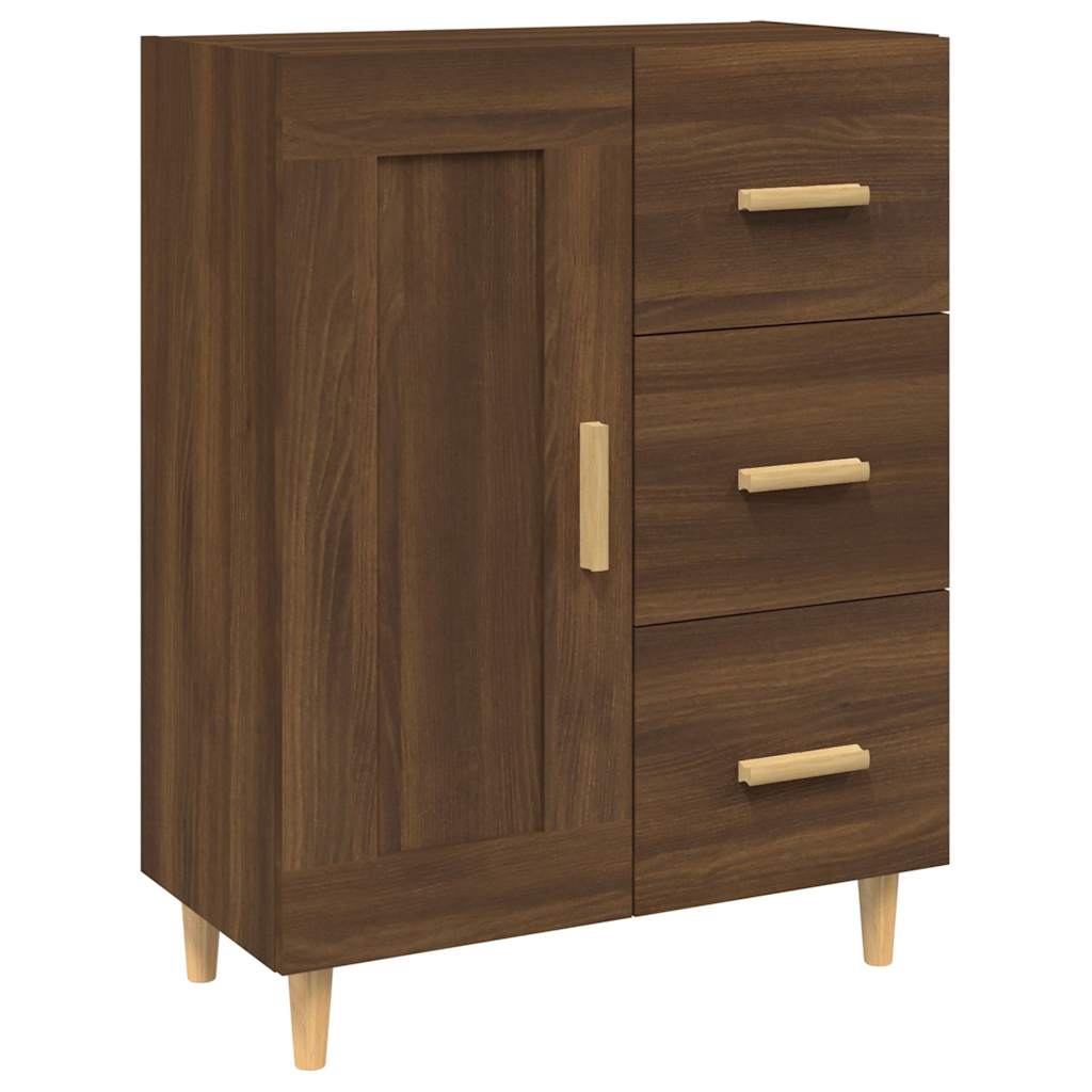 vidaXL Sideboard Brown Oak 69.5x34x90 cm Engineered Wood 2