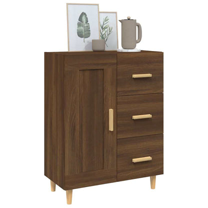 vidaXL Sideboard Brown Oak 69.5x34x90 cm Engineered Wood 4