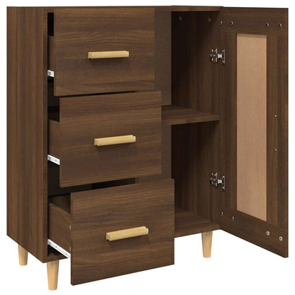 vidaXL Sideboard Brown Oak 69.5x34x90 cm Engineered Wood 6