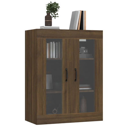 vidaXL Hanging Wall Cabinet Brown Oak 69.5x34x90 cm 6