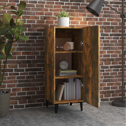 vidaXL Sideboard Smoked Oak 34.5x34x90 cm Engineered Wood 3