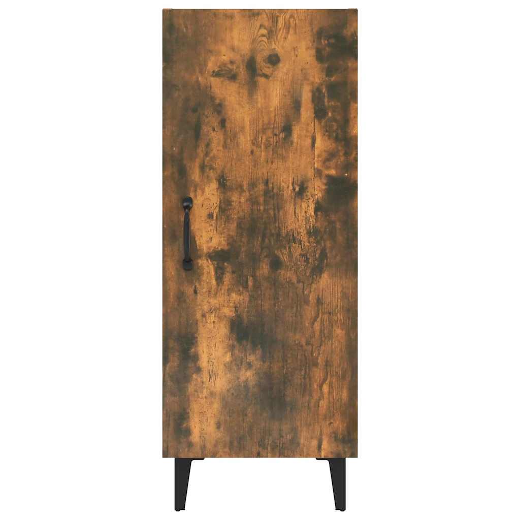 vidaXL Sideboard Smoked Oak 34.5x34x90 cm Engineered Wood 6