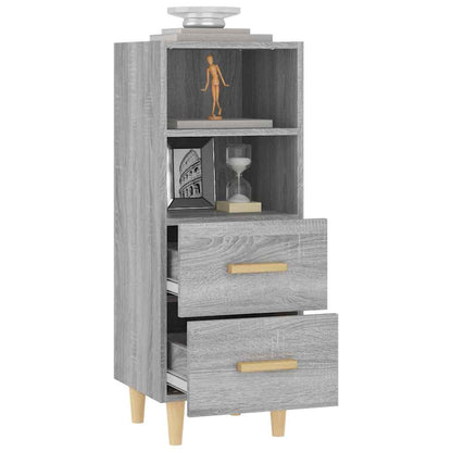vidaXL Sideboard Grey Sonoma 34.5x34x90 cm Engineered Wood 5
